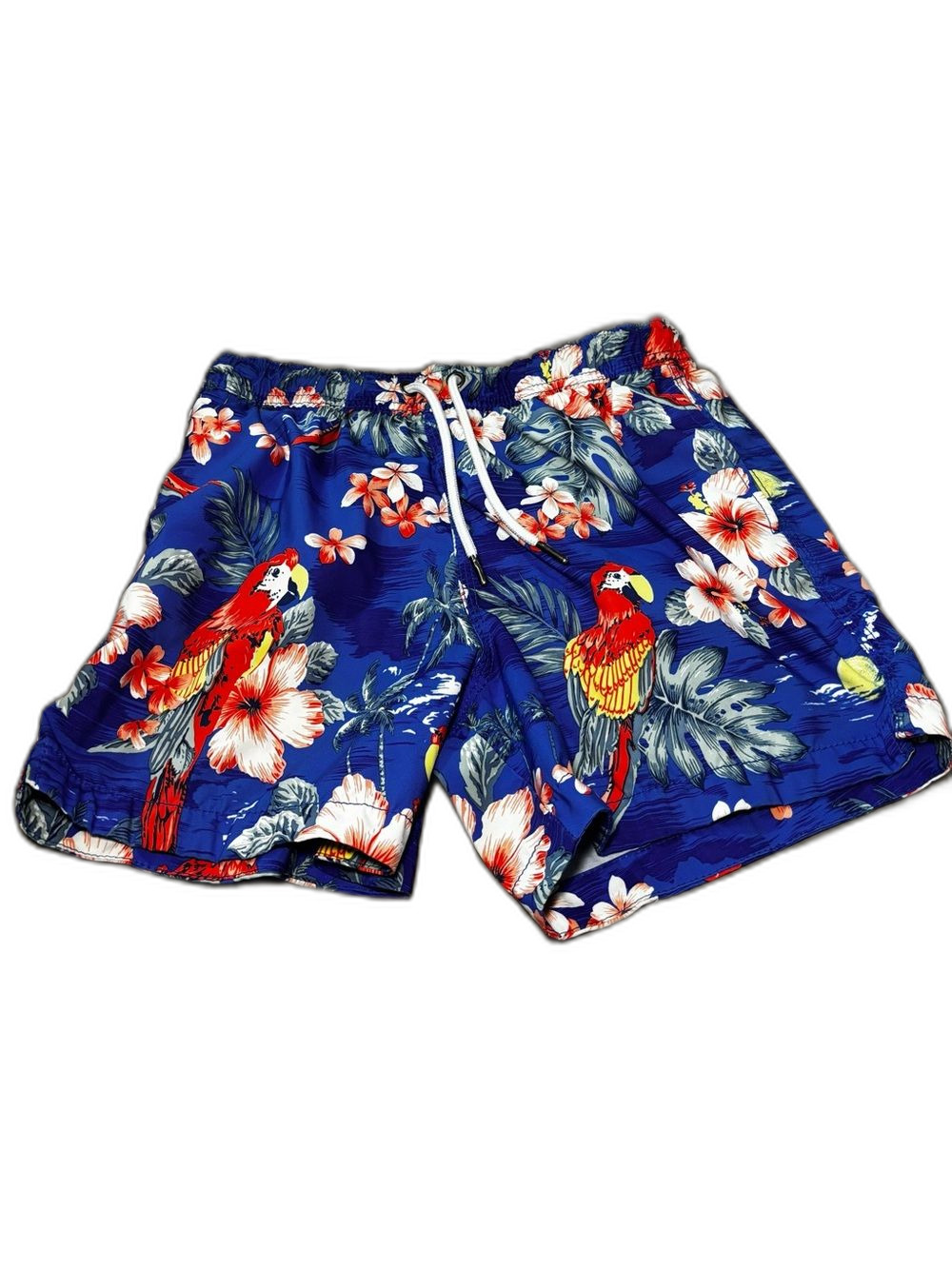 Abercrombie & Fitch Hawaiian Tropical Parrot Swim Trunks Shorts Men’s Small